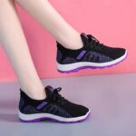 Vulcanize Shoes Women Platform Sneakers Summer Light Breathable Mesh Sports Shoes Ladies Outdoor Wear-resistant Jogging Trainers - Image 2