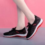 Vulcanize Shoes Women Platform Sneakers Summer Light Breathable Mesh Sports Shoes Ladies Outdoor Wear-resistant Jogging Trainers - Image 3