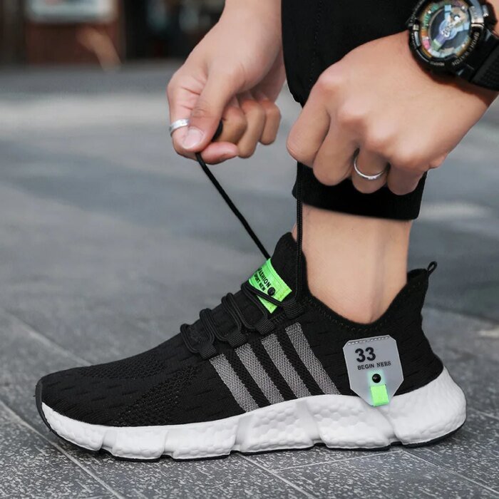 Men Designer Sneakers Men's Breathable Tennis Luxury Shoes Outdoors Non-slip Vulcanize Shoes Brand Husband Running Shoes Summer - Image 4