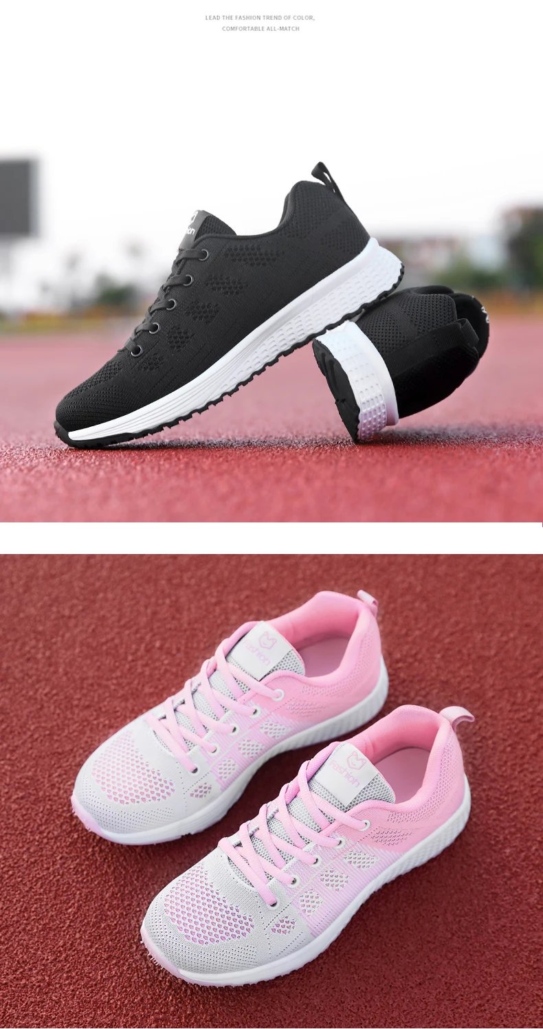 Shoes Woman Sneakers Summer Mesh Breathable Casual Shoes Women Running Sports Vulcanize Shoes Fashion Wedges Shoes for Women
