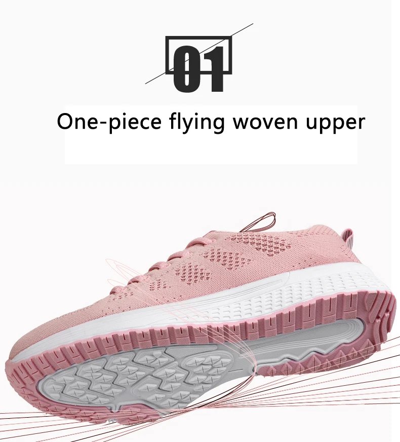 Shoes Woman Sneakers Summer Mesh Breathable Casual Shoes Women Running Sports Vulcanize Shoes Fashion Wedges Shoes for Women