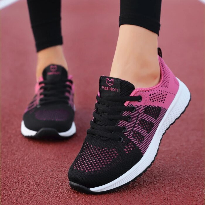 Shoes Woman Sneakers Summer Mesh Breathable Casual Shoes Women Running Sports Vulcanize Shoes Fashion Wedges Shoes for Women - Image 3