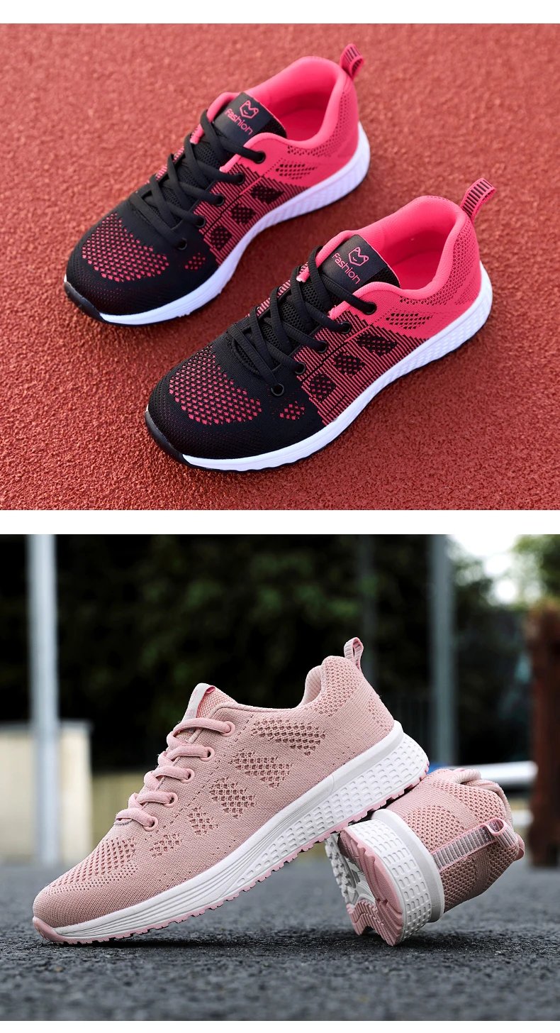 Shoes Woman Sneakers Summer Mesh Breathable Casual Shoes Women Running Sports Vulcanize Shoes Fashion Wedges Shoes for Women