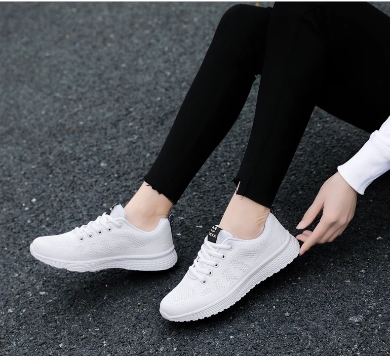 Shoes Woman Sneakers Summer Mesh Breathable Casual Shoes Women Running Sports Vulcanize Shoes Fashion Wedges Shoes for Women