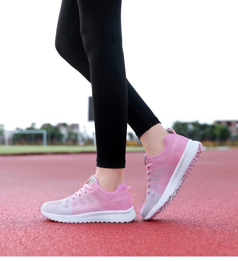 Shoes Woman Sneakers Summer Mesh Breathable Casual Shoes Women Running Sports Vulcanize Shoes Fashion Wedges Shoes for Women