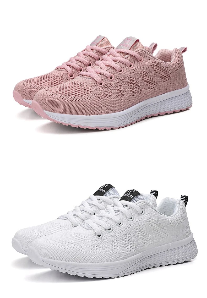 Shoes Woman Sneakers Summer Mesh Breathable Casual Shoes Women Running Sports Vulcanize Shoes Fashion Wedges Shoes for Women