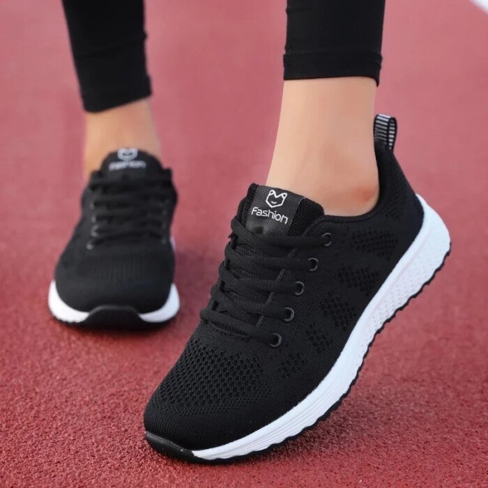 Shoes Woman Sneakers Summer Mesh Breathable Casual Shoes Women Running Sports Vulcanize Shoes Fashion Wedges Shoes for Women - Image 1