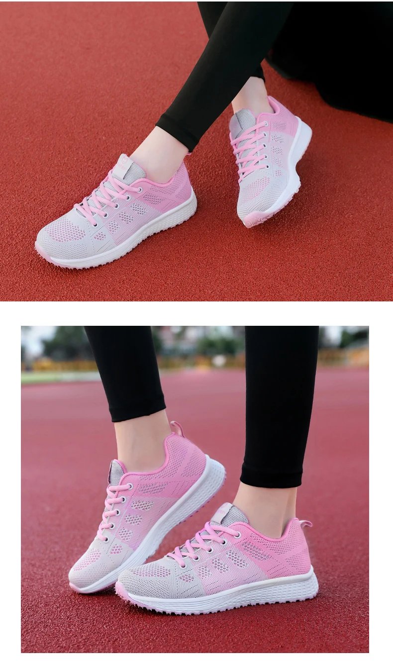 Shoes Woman Sneakers Summer Mesh Breathable Casual Shoes Women Running Sports Vulcanize Shoes Fashion Wedges Shoes for Women