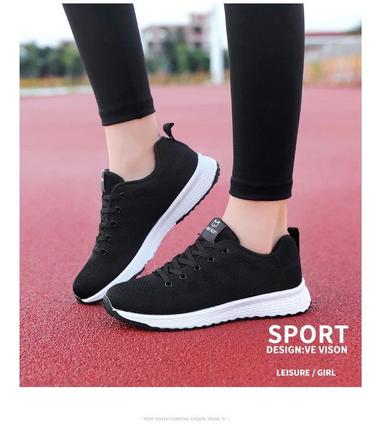Shoes Woman Sneakers Summer Mesh Breathable Casual Shoes Women Running Sports Vulcanize Shoes Fashion Wedges Shoes for Women