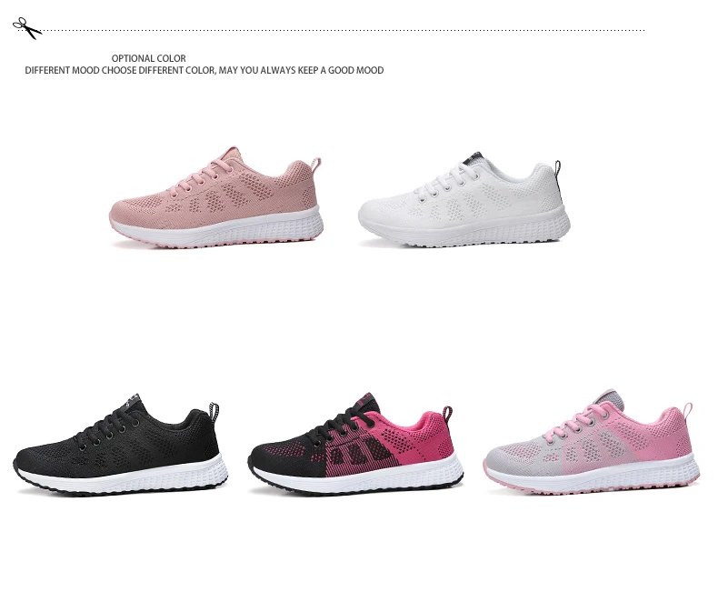 Shoes Woman Sneakers Summer Mesh Breathable Casual Shoes Women Running Sports Vulcanize Shoes Fashion Wedges Shoes for Women