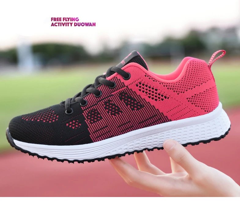 Shoes Woman Sneakers Summer Mesh Breathable Casual Shoes Women Running Sports Vulcanize Shoes Fashion Wedges Shoes for Women