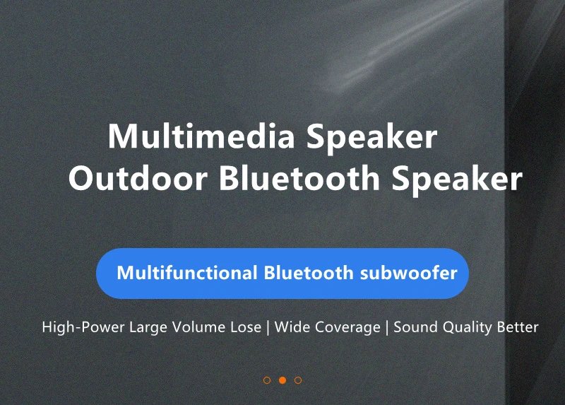 Multi-function Wireless Outdoor Subwoofer Party Performance Bluetooth Speaker Mobile KTV Colorful Lighting Effect U Disk Audio