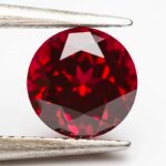 Lab Grown Ruby Pigeon Blood Red Color Round Shape Charm Beads for Diy Jewelry Making Rings Materials Selectable AGL Certificate - Image 5