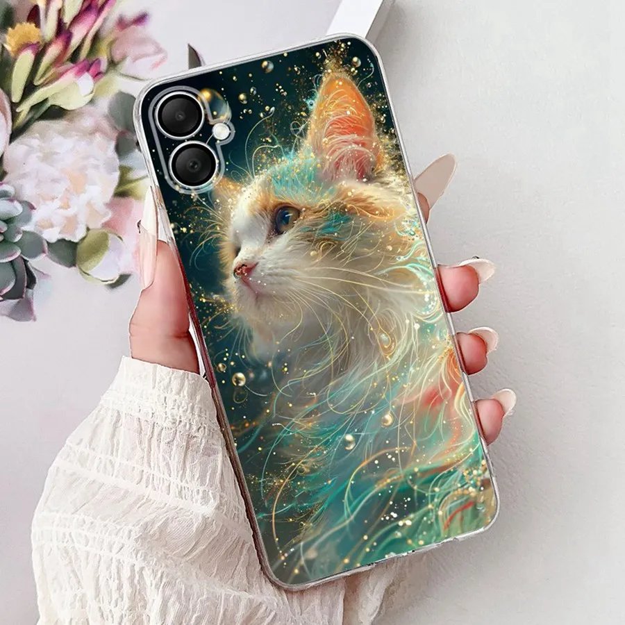 For Samsung A06 Galaxy A05 a05s Fundas Back Cover Soft Silicone TPU Butterfly Flower For SamsungA06 A 05 S SM-A055F Phone Bags