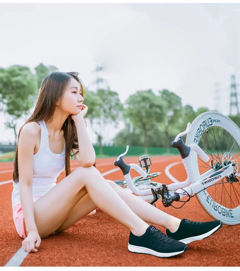 Women Vulcanize Shoes Platform Casual Sneakers Shoes Flats Mesh Breathable Running Shoe Chunky Summer Sports Tenis Shoes 2023