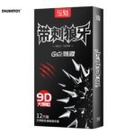 12pcs/box Female G Spot Vaginal Stimulation Condoms 9D Wolf-tooth Adults Sex Toys For Men 18+ Ribbed Dotted Spikes Penis Sleeve - Image 5