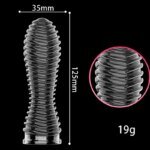 14 Type Transparent Crystal Condom Penis Sleeve Male Enlargement Time Delay Spike Clit Reusable Condoms Sex Toy for Couple - Image 5