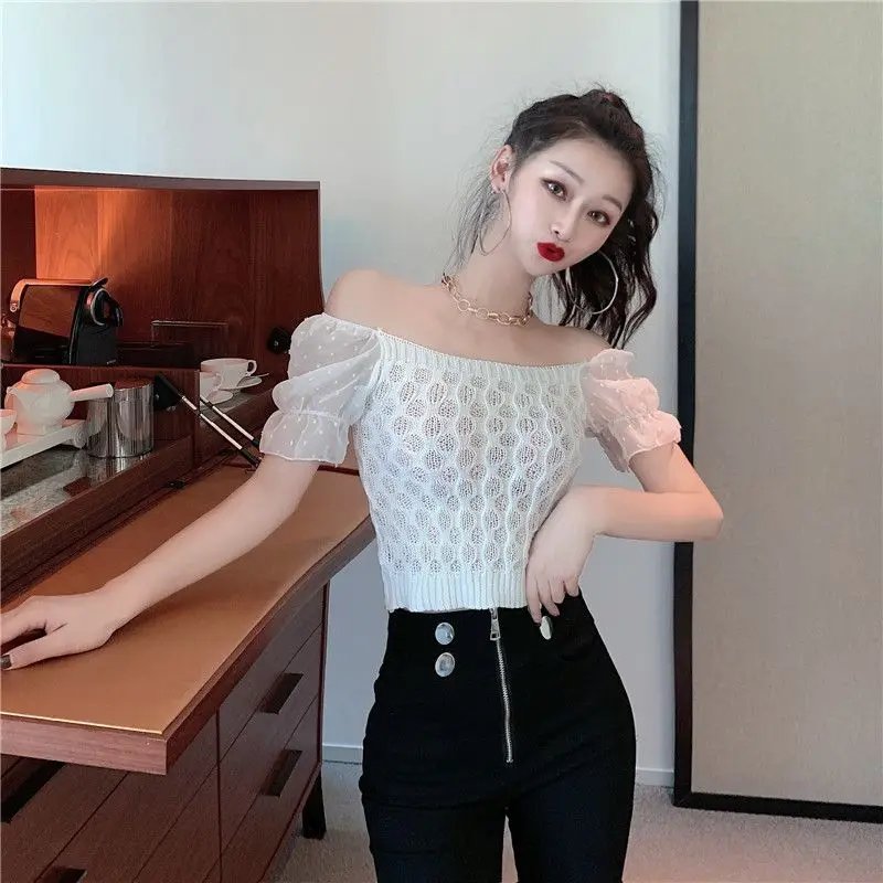 New Chiffon Fashionable Sexy Short-sleeved Style Very Fairy Dancing Short-sleeved Style