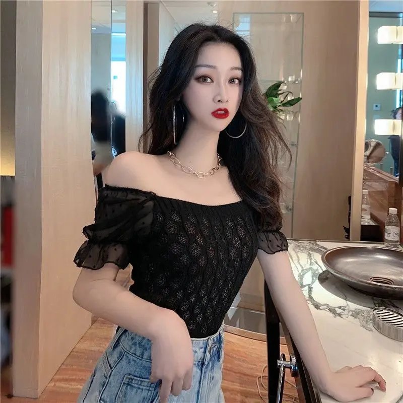New Chiffon Fashionable Sexy Short-sleeved Style Very Fairy Dancing Short-sleeved Style