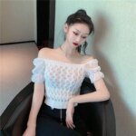 New Chiffon Fashionable Sexy Short-sleeved Style Very Fairy Dancing Short-sleeved Style - Image 3