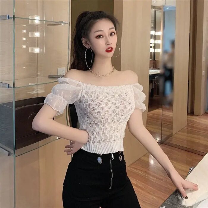 New Chiffon Fashionable Sexy Short-sleeved Style Very Fairy Dancing Short-sleeved Style - Image 2