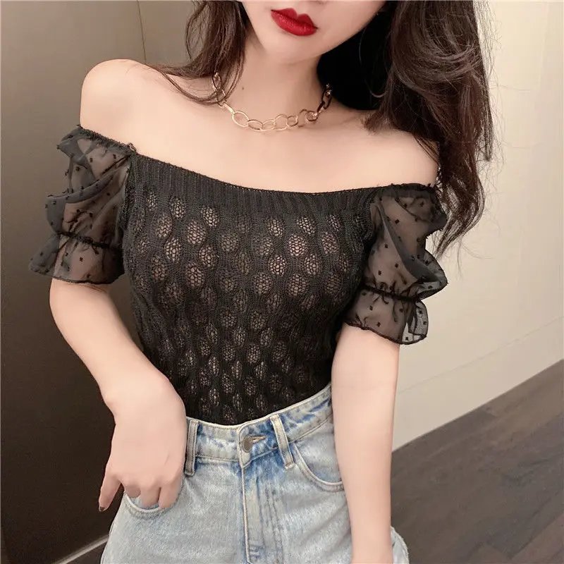 New Chiffon Fashionable Sexy Short-sleeved Style Very Fairy Dancing Short-sleeved Style