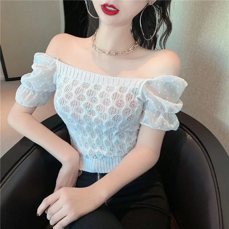New Chiffon Fashionable Sexy Short-sleeved Style Very Fairy Dancing Short-sleeved Style