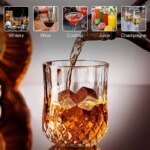 9Pcs Natural Granite Whisky Stones Ice Cubes Cooler Reusable Chilling Stones Wine Beer Drinks Rocks Gift Set Bar Accessories - Image 4