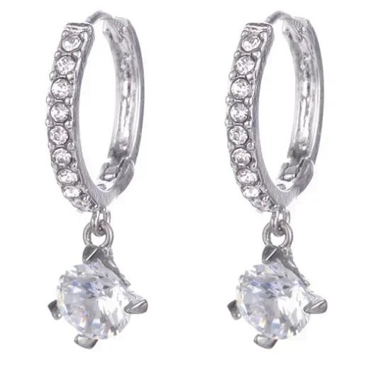 Luxury Zircon Polygon Earrings for Women New Design Gold Plated Stainless Steel Hoop Earrings Wedding 2024 Trending Jewelry Gift Luxury Zircon Polygon Earrings for Women New Design Gold Plated Stainless Steel Hoop Earrings Wedding 2024 Trending Jewelry Gift