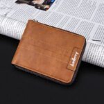 2024 Men PU Leather Short Wallet Male Luxury Zipper Coin Purse Card Holders Pocket Rfid Business Wallets Gifts for Dad Money Bag - Image 3
