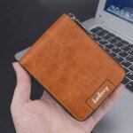 2024 Men PU Leather Short Wallet Male Luxury Zipper Coin Purse Card Holders Pocket Rfid Business Wallets Gifts for Dad Money Bag - Image 2