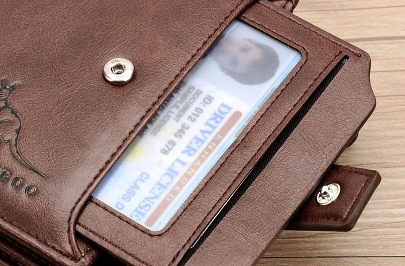 Leather Men's Wallet Luxury Short RFID Card Holder for Men Zipper Coin Purse Portable Male Wallets Billfold Leather Men's Wallet Luxury Short RFID Card Holder for Men Zipper Coin Purse Portable Male Wallets Billfold