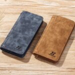 Hot Sale New Men's Leather Wallet ID Card Holder Purse Checkbook Long Clutch Bifold Business Money Bag Man - Image 4