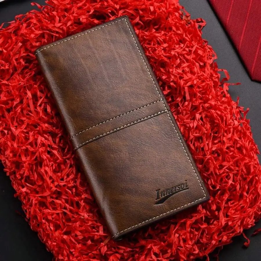 Custom Name Wallet Personalized Men's Long Large Capacity Multi-Card Wallet Personalized Gift for Boyfriend Husband Father's Day