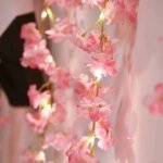 Cherry Blossom String Light 2M 20LED Garland Artificial Flower Garland Vines Fairy Lights For Bedroom Wedding Party Decoration - Image 4