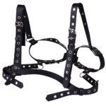 QKKQ Black Leather Strap On Belt Sex Toys Chest Bind For Women Pleasure Breast Bondage BDSM Sexy Products Adult Play Accessories - Image 3
