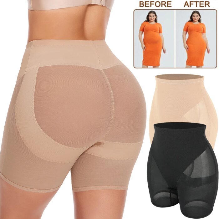 Sexy Butt Lifting Shaping Shorts Women High Waist Mesh Breathable Shaping Panties Shapewear Thigh Slimming Smooth Body Clothing - Image 1