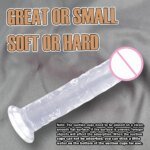 Manual Simulation Soft Dildo,Multi-color Suction Cup Dildo - Best Adult Sex Toy