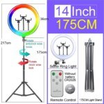 6-12" Selfie Ring Light Photography Led Rim 14 inch Lamp Tripod Stand Ringlight For Live Video Streaming - Image 3