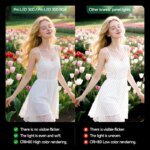 Miaotu RGB LED Video Light 2700K-6500K, Dimmable Photography Lighting with Rechargeable Battery, CRI95+ for YouTube/TikTok/Outdo - Image 4