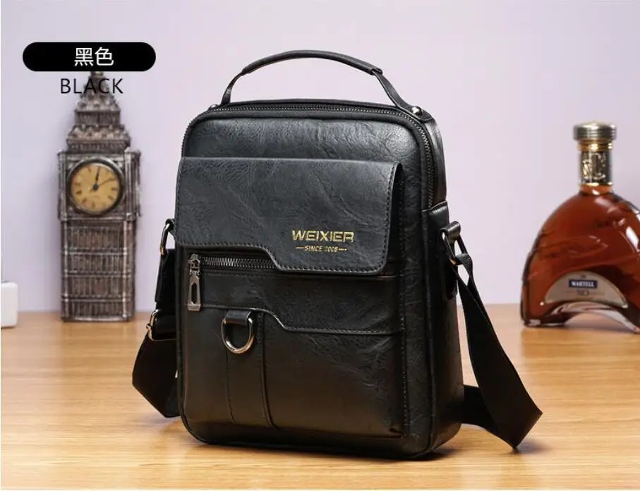2021 New Men's Messenger Bag Brand designer PU Leather Retro Large-capacity Shoulder Bag Man Handbag Travel Backpack Sac à main 2021 New Men's Messenger Bag Brand designer PU Leather Retro Large-capacity Shoulder Bag Man Handbag Travel Backpack Sac à main
