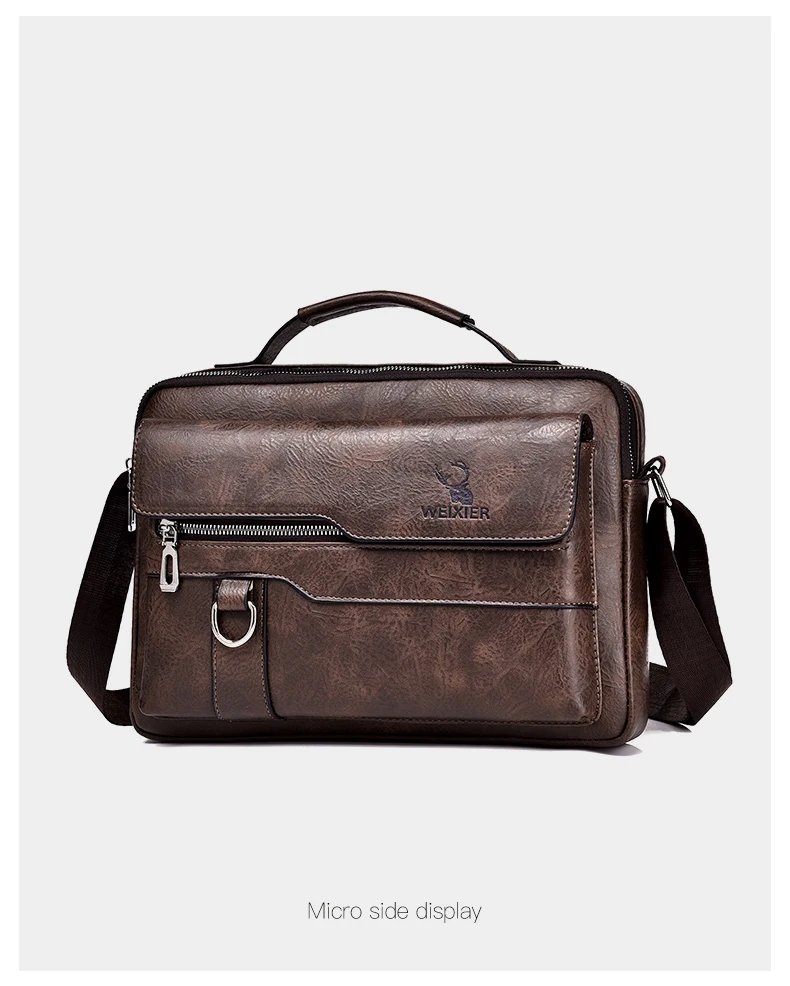 2021 New Men's Messenger Bag Brand designer PU Leather Retro Large-capacity Shoulder Bag Man Handbag Travel Backpack Sac à main 2021 New Men's Messenger Bag Brand designer PU Leather Retro Large-capacity Shoulder Bag Man Handbag Travel Backpack Sac à main