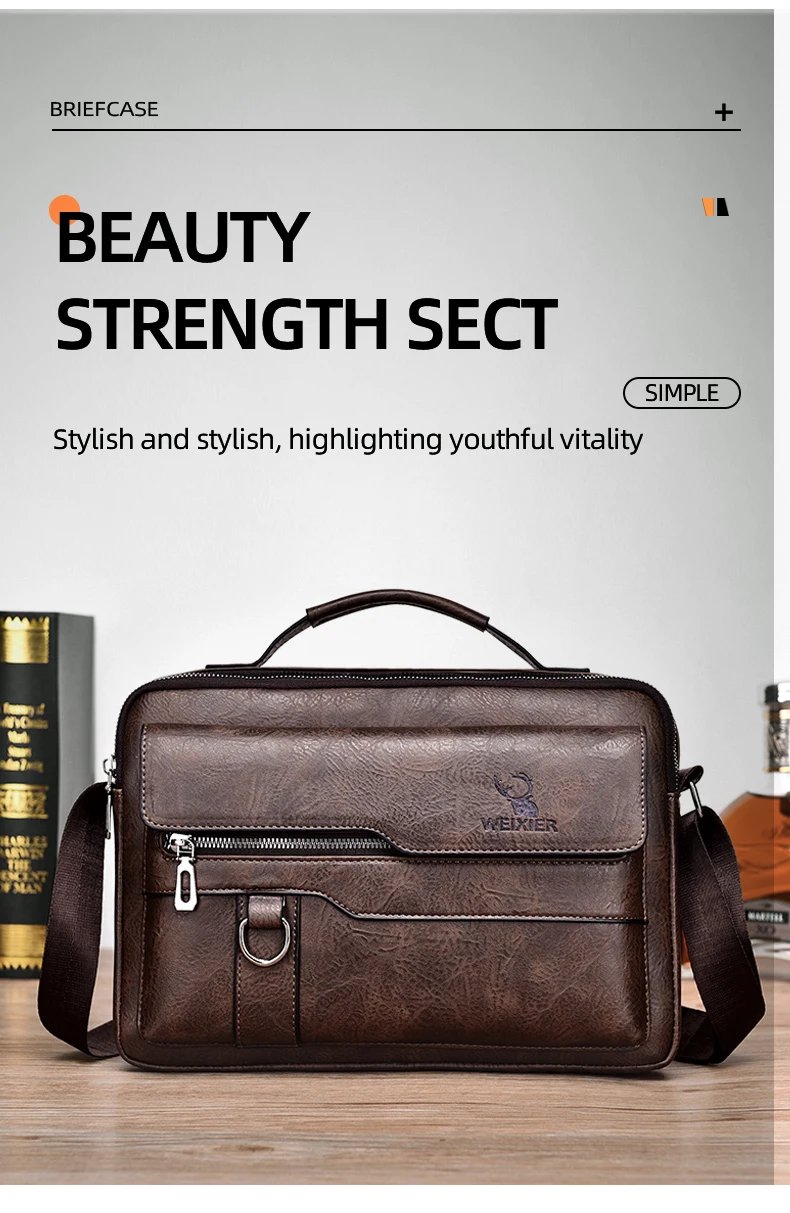 2021 New Men's Messenger Bag Brand designer PU Leather Retro Large-capacity Shoulder Bag Man Handbag Travel Backpack Sac à main 2021 New Men's Messenger Bag Brand designer PU Leather Retro Large-capacity Shoulder Bag Man Handbag Travel Backpack Sac à main