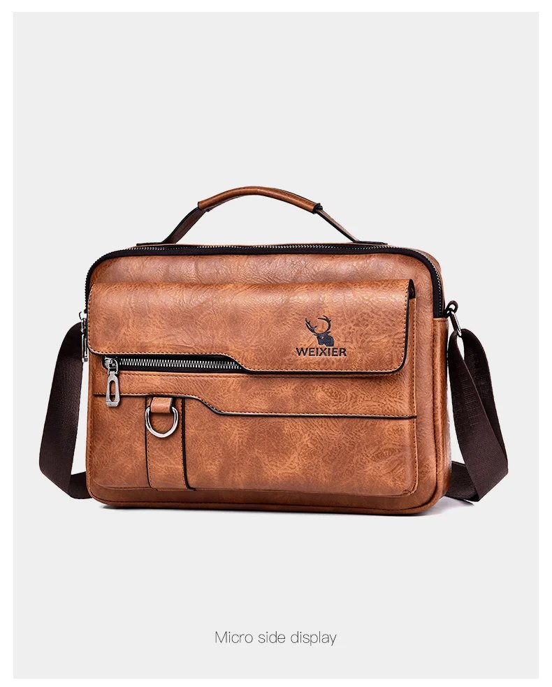 2021 New Men's Messenger Bag Brand designer PU Leather Retro Large-capacity Shoulder Bag Man Handbag Travel Backpack Sac à main 2021 New Men's Messenger Bag Brand designer PU Leather Retro Large-capacity Shoulder Bag Man Handbag Travel Backpack Sac à main