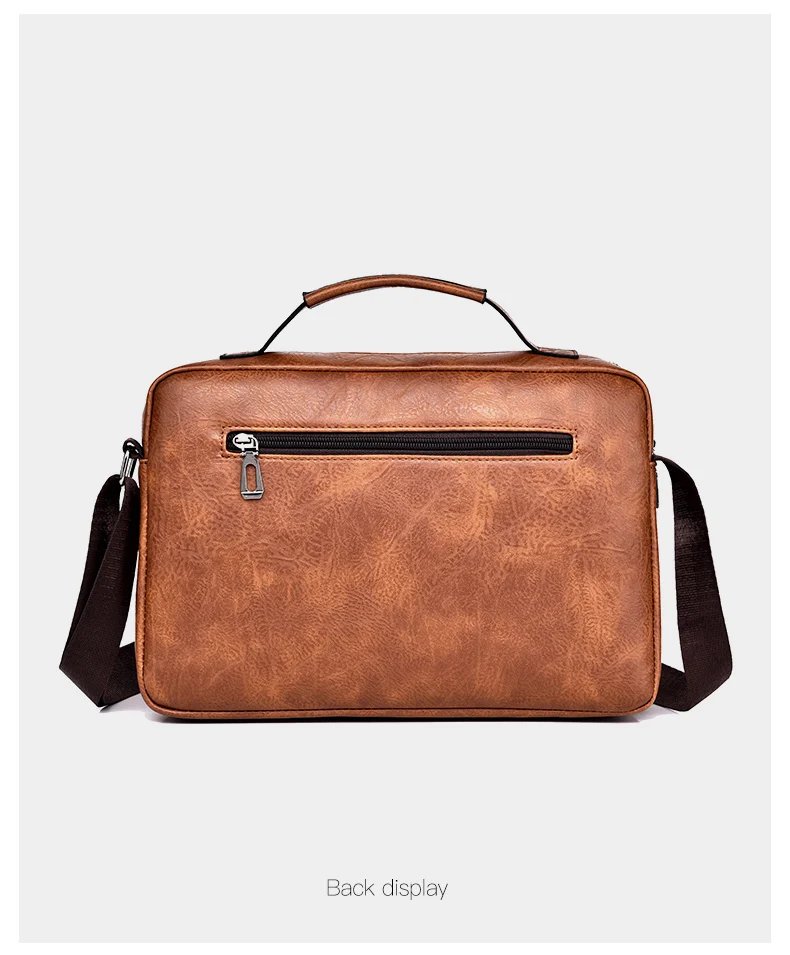 2021 New Men's Messenger Bag Brand designer PU Leather Retro Large-capacity Shoulder Bag Man Handbag Travel Backpack Sac à main 2021 New Men's Messenger Bag Brand designer PU Leather Retro Large-capacity Shoulder Bag Man Handbag Travel Backpack Sac à main