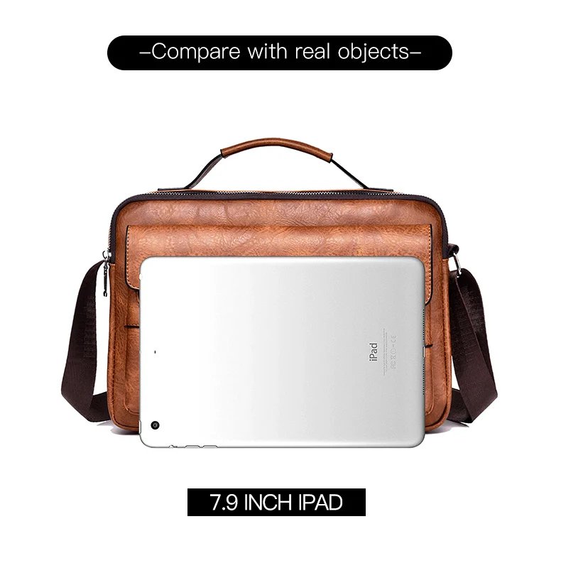 2021 New Men's Messenger Bag Brand designer PU Leather Retro Large-capacity Shoulder Bag Man Handbag Travel Backpack Sac à main 2021 New Men's Messenger Bag Brand designer PU Leather Retro Large-capacity Shoulder Bag Man Handbag Travel Backpack Sac à main
