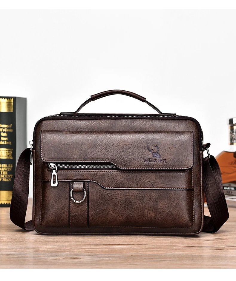 2021 New Men's Messenger Bag Brand designer PU Leather Retro Large-capacity Shoulder Bag Man Handbag Travel Backpack Sac à main 2021 New Men's Messenger Bag Brand designer PU Leather Retro Large-capacity Shoulder Bag Man Handbag Travel Backpack Sac à main