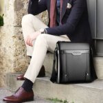 New Fashion Men Tote Bags PU Leather Famous Brand Men Messenger Bag with Clutch Male Cross Body Shoulder Business Bags for Men - Image 6