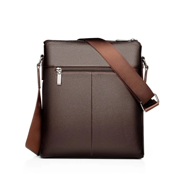 New Fashion Men Tote Bags PU Leather Famous Brand Men Messenger Bag with Clutch Male Cross Body Shoulder Business Bags for Men