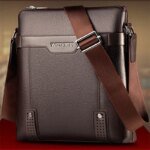 New Fashion Men Tote Bags PU Leather Famous Brand Men Messenger Bag with Clutch Male Cross Body Shoulder Business Bags for Men
